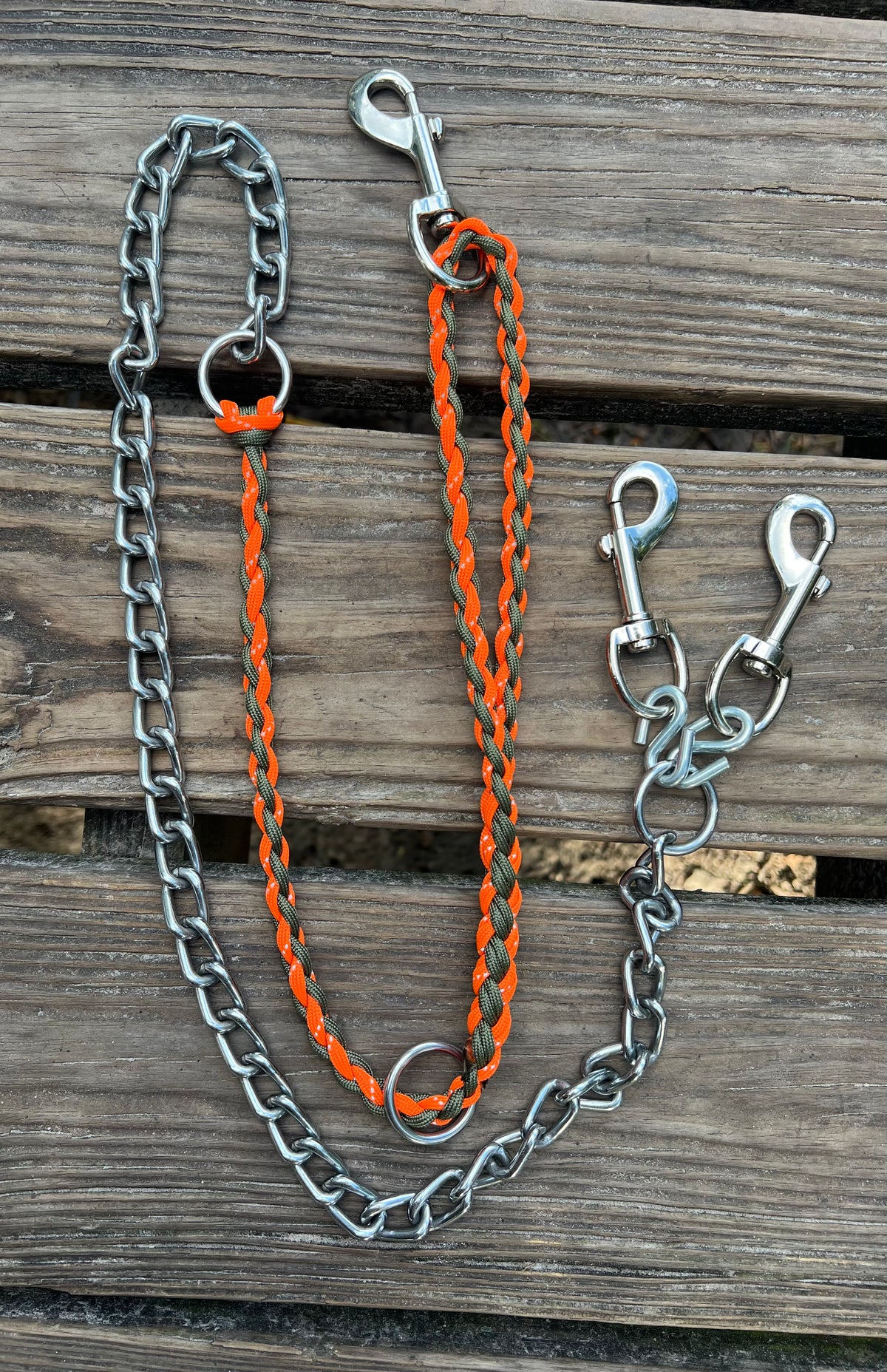 Two dog chain lead